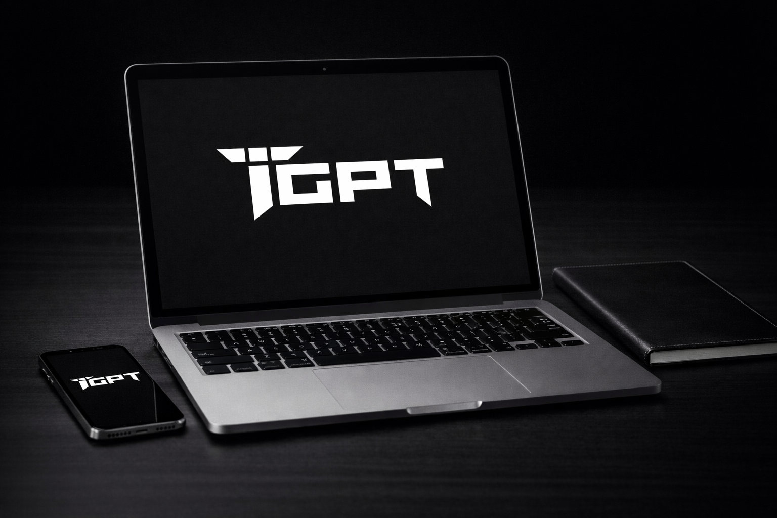 Mockup einer Website mit Trineo-GPT